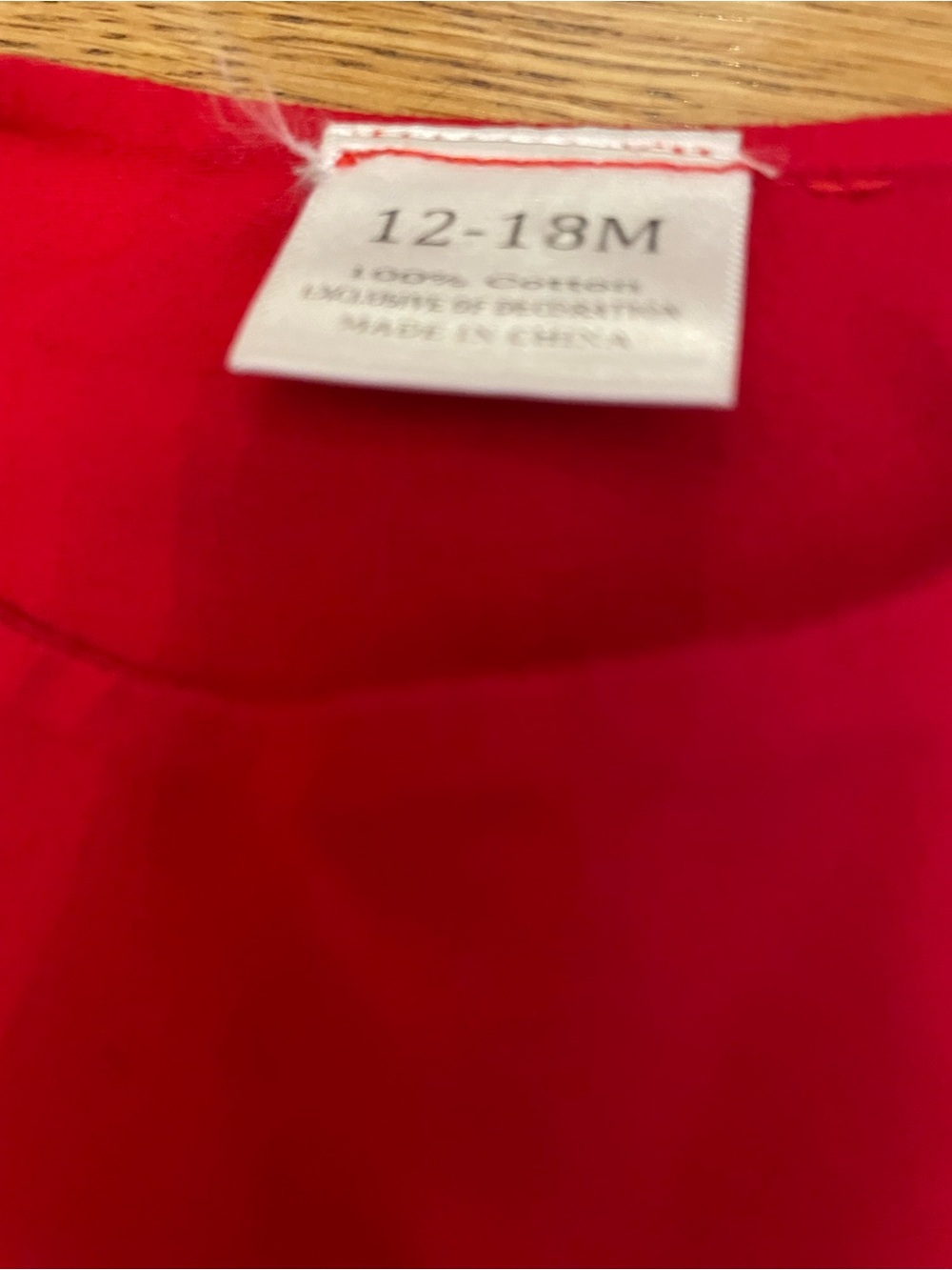 Boys Red Smocked Santa Cotton Romper 12-18 months - Picture 4 of 4
